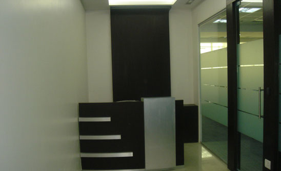 Reception area